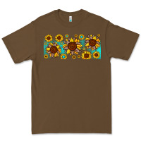 Cacao leopard sunflower gemstone Premium Tee - JahusDesignShop