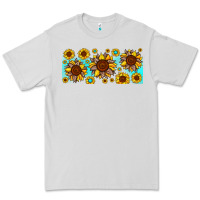 Dove Grey leopard sunflower gemstone Premium Tee - JahusDesignShop