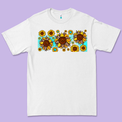 Leopard Sunflower Gemstone Premium Tee Designed By Jahusdesignshop