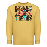 Antique Gold mom of twins Premium Sweatshirt - OliviaCreatesArt