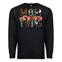 Black mom of twins Premium Sweatshirt - OliviaCreatesArt