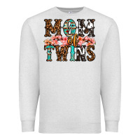 Oatmeal Heather mom of twins Premium Sweatshirt - OliviaCreatesArt
