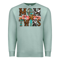 Seafoam mom of twins Premium Sweatshirt - OliviaCreatesArt