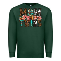 Sports Green mom of twins Premium Sweatshirt - OliviaCreatesArt