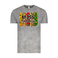 Cloud Rock merry christmas brushstrokes Vintage Tee - MaliasSmallBusiness