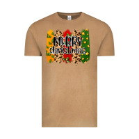 Vintage Camel merry christmas brushstrokes Vintage Tee - MaliasSmallBusiness
