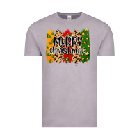Vintage Zinc merry christmas brushstrokes Vintage Tee - MaliasSmallBusiness