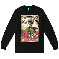 Black the reader tarot card Long Sleeve Tee - Artiststas