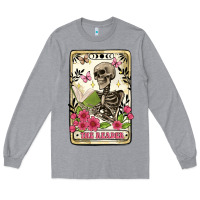 Heather Grey the reader tarot card Long Sleeve Tee - Artiststas
