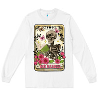 White the reader tarot card Long Sleeve Tee - Artiststas