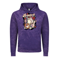 Cloud Purple checkered retro baseball Vintage Hoodie - MaliasSmallBusiness