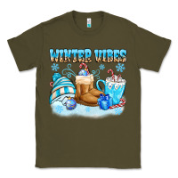 Army Green winter vibes Classic Tee - MaliasSmallBusiness