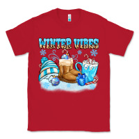 Red winter vibes Classic Tee - MaliasSmallBusiness