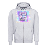 Heather Grey because mama runs this shitshow Zipper Hoodie - TumblerDesignByShophia