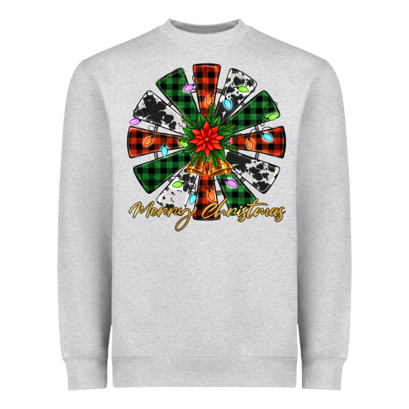 Merry Christmas Windmill Heavyweight Sweatshirt by Jasminsmagicworld | Teevron