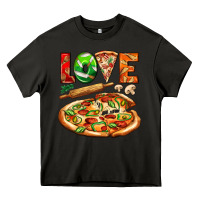 Asphalt love pizza Heavy Core Tee - AdoDesignShop