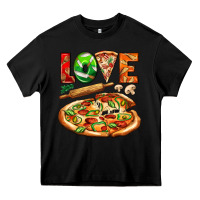 Black love pizza Heavy Core Tee - AdoDesignShop