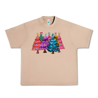 Burro christmas trees and lights Urban Heavy Tee - MaliasSmallBusiness