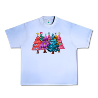 Grape Ice christmas trees and lights Urban Heavy Tee - MaliasSmallBusiness