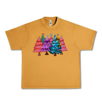 Peanut Butter christmas trees and lights Urban Heavy Tee - MaliasSmallBusiness