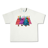 Pistachio christmas trees and lights Urban Heavy Tee - MaliasSmallBusiness