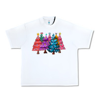 White christmas trees and lights Urban Heavy Tee - MaliasSmallBusiness