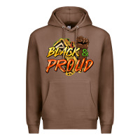 Chestnut Black and proud Premium Hoodie - HowdyJamesFarm