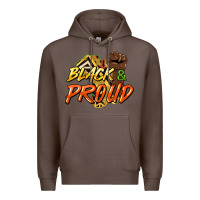 Coffee Black and proud Premium Hoodie - HowdyJamesFarm