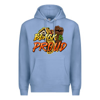 Colony Blue Black and proud Premium Hoodie - HowdyJamesFarm