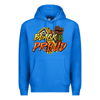 True Royal Black and proud Premium Hoodie - HowdyJamesFarm
