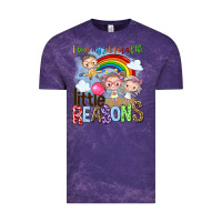 Cloud Purple i love my job for all the little reasons Vintage Tee - NancyCooperArtShop