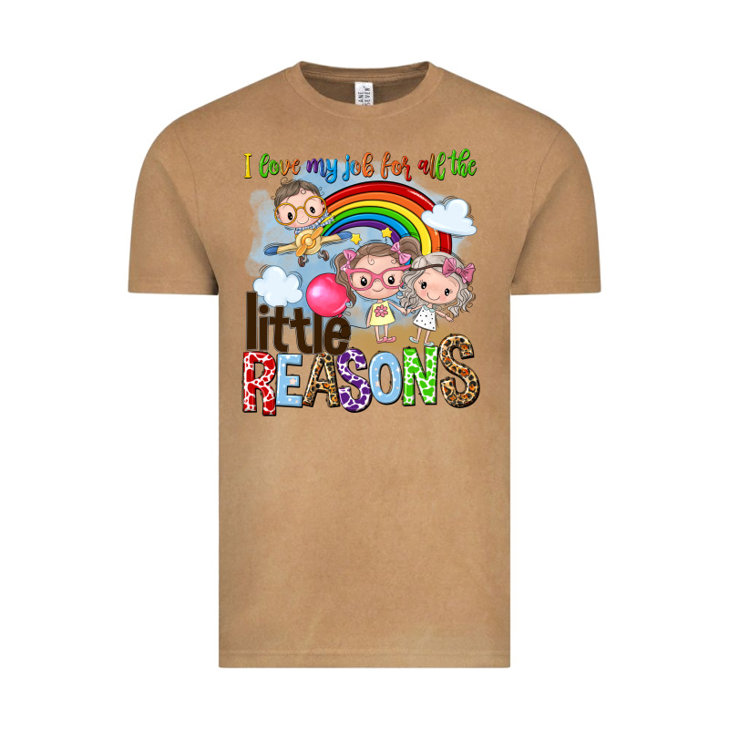 I Love My Job For All The Little Reasons Vintage Tee by NancyCooperArtShop | Teevron