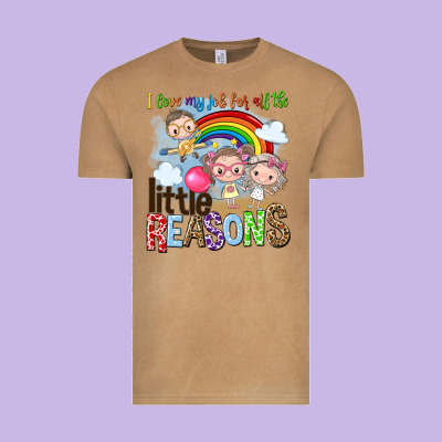 I Love My Job For All The Little Reasons Vintage Tee Designed By Nancycooperartshop