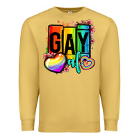 Antique Gold gay af Premium Sweatshirt - OliviaCreatesArt