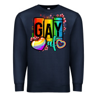 Navy gay af Premium Sweatshirt - OliviaCreatesArt