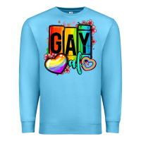 Ocean Blue gay af Premium Sweatshirt - OliviaCreatesArt