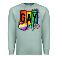 Seafoam gay af Premium Sweatshirt - OliviaCreatesArt