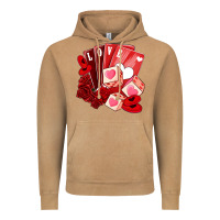 Vintage Camel valentines day feeling lucky Vintage Hoodie - NancyCooperArtShop