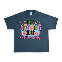 Midnight Navy not arguing just explaining Urban Heavy Tee - JahusDesignShop
