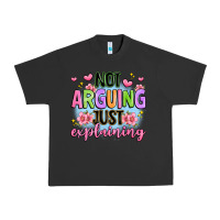 Pigment Black not arguing just explaining Urban Heavy Tee - JahusDesignShop