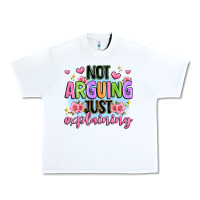 White not arguing just explaining Urban Heavy Tee - JahusDesignShop