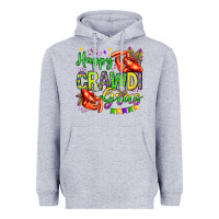 Heather Grey happy crawdi gras olivia Heavyweight Hoodie - OliviaCreatesArt