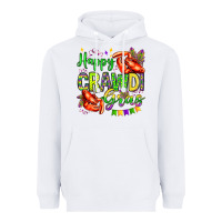 White happy crawdi gras olivia Heavyweight Hoodie - OliviaCreatesArt