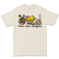 Bone Peace Love Kangaroo Premium Tee - LillyAllenDesigns