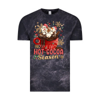 Cloud Black hot cocoa season Vintage Tee - MaliasSmallBusiness