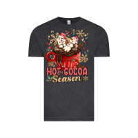 Vintage Black hot cocoa season Vintage Tee - MaliasSmallBusiness