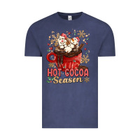 Vintage Denim hot cocoa season Vintage Tee - MaliasSmallBusiness