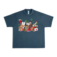 Midnight Navy nurse coffee cups Urban Heavy Tee - MaliasSmallBusiness