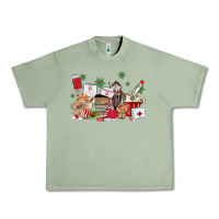 Oil Green nurse coffee cups Urban Heavy Tee - MaliasSmallBusiness