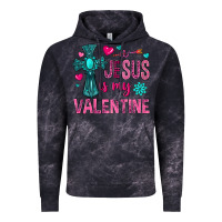 Cloud Black jesus is my valentine Vintage Hoodie - NancyCooperArtShop